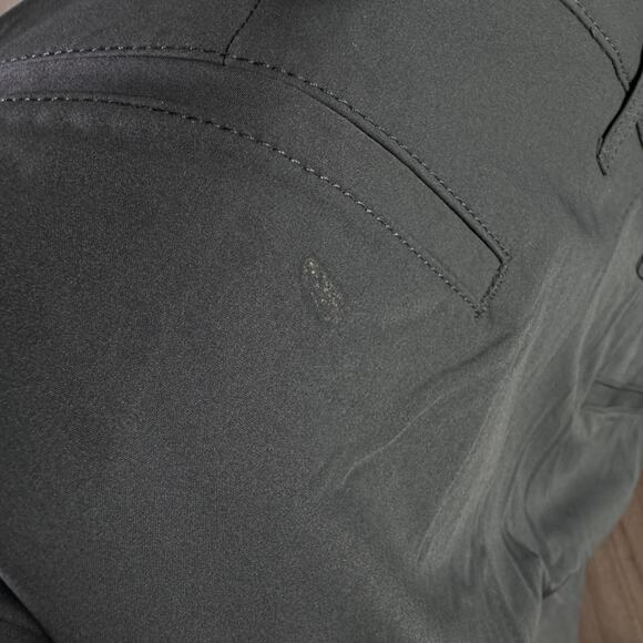 J.Crew Flex Straight Tech Chino Pants Mens 35x32 Tarnished Metal Stretch Zip Fly - Picture 6 of 9